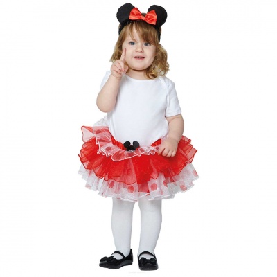 Disney Baby Red Minnie Mouse Tutu and Headband 1-2Years (80-92cm) RRP £14.99 CLEARANCE XL £3.99